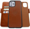 dreem Fibonacci Coque iPhone 12 & 12 Pro Magnetique Antichoc | Etui Portefeuille 2-en-1 avec Stand Amovible 2 Positions | TPU Vegan Fin| Protection RFID | Caramel