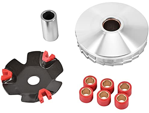 Trkimal High Performance Racing Variator Kit with 6.5 gram Copper Roller Weights for Chinese Scooter Moped ATV Go Kart Taotao GY6 50cc 80cc 1P39QMB 1P47QMD (GY6-50/80CC)
