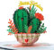 CUTPOPUP Cactus Birthday - Carte d'anniversaire Pop Up, Carte de vœux 3D (Cactus) US8-BD124FR1515