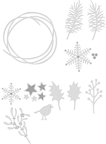 Rustic Wreath and Embellishments Sweet Dixie Cutting Die,Silver
