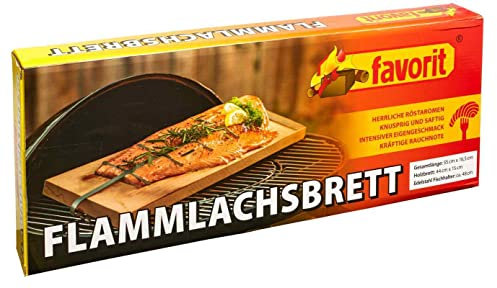 Favorit Flammlachsbrett 55 x 16,5 cm Grillbedarf