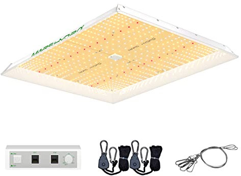 MARS HYDRO TSW2000 LED Grow Lampe Dimmbar mit IR UV Sunlike Vollspektrum Pflanzenlampen Led Grow Light für Hydroponik Zimmerspflanzen wachsen Blumen und Gemüse,Anzüge für 90x90cm, 120x120cm Growzelt