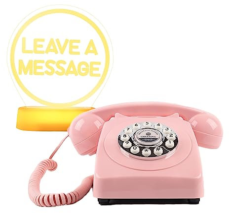 QUOXO Livre d'or Audio pour la Mode de Mariage avec Signe LED RVB Gratuit, Livre d'or Enregistrement téléphonique Message Vocal personnalisé pour Votre fête de Mariage (Rose)