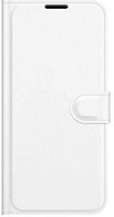 BRAND SET Coque pour Honor 90 Lite 5G Couverture de Style Portefeuille en Simili Cuir avec Verrou Magnétique de Sécurité et Fonction de Support Étui pour Honor 90 Lite 5G-Blanc