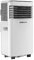Nordic Breeze 5-in-1 Portable Air Conditioner 9,000 BTU: Cooling, Heating, Purifying, Dehumidifying | 24-Hr Timer, Remote, Includes Window Venting Kit | For Rooms up to 450 sq ft (41.8 m²) | White
