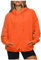 Sweat-Shirt À Capuche Femme Pull Over Hoodie Sweatshirt