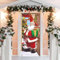 200 x 90 cm Weihnachten Tür Abdeckung Dekoration Haustür Decke Wand Hängen Banner Fotografie Hintergrund für Weihnachtsfeier Feiertag Winter Neujahr Toilettentür Deko (Weihnachtsmann)