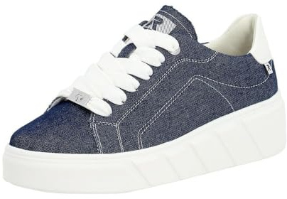 Rieker Damen Sneaker Low W0501 Blau 41