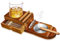 Cendrier à cigares en bois avec plateau à whisky et porte-cigares + 1 coupe-cigare, boîte à cigares avec porte-vin, pour la maison, le bureau ou le bar, anniversaire des hommes