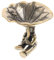 BIUDECO Metal Tealight Candle Holder Vintage Teacup Holder Lotus-leaf Shape Decorative Table Centerpiece