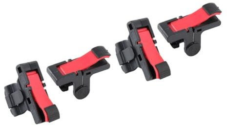 HOMSFOU 2st Hähnchen Fressendes Artefakt Gamecontroller-hilfstool Handy-gaming Empfindliche Joysticks Handyspiele Gatillos Paracellular Tasten Spiel Des Telefonspiels Knopf Telefone Rot