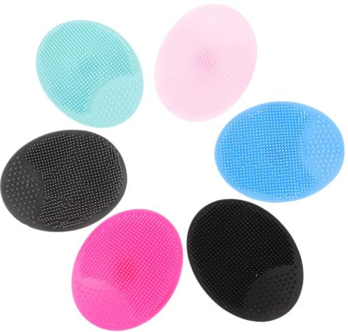 CRILSTYLEO Ensemble De 6 Brosses Nettoyantes Exfoliantes Pour Le Visage En Silicone Soins De Beauté