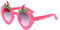 COLLBATH Lustige Erdbeerbrille Für Kostümpartys Partyzubehör Und Modisches Accessoire Flexible Sonnenbrille Im Fruchtstil Für Hawaii-luau Und Strandpartys