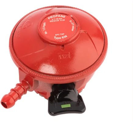 JD Brands PATIO GAS/BBQ REGULATOR - 27mm Clip On 37mbar - 1.5kgh Fits Calor Gas/Flogas - BBQ/Patio Heater