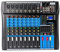 vinnyooc Professionelle 8 Kanal Stereo Sound Mischkonsole, Soundboard Konsole 48 V-Phantomspeisung, für PC, Aufnahmestudio, Aufnahmepartys, Gaming
