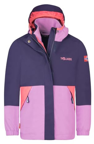 Trollkids Kids Kjerak 3in1 Jacket 152, deep Violet