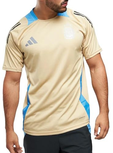 adidas Argentinien Trainings-Trikot Gold Herren 2024, goldfarben, S
