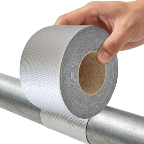 Lunaobrik Ruban en butyle flexible, résistant aux UV, anti-fuite et imperméable pour toit de camping-car | Pour réparer remorque, tuyau, conduit et fenêtre