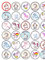 24 Assorted Unicorn Pre-Cut Premium Edible Rice Card Cup Cake Toppers