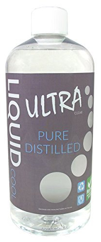Liquid Cool 1000 ml Ultra Pure Distilled Water for Cooling Kit - Clear