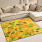 Use7 Ripe Juicy Apricot Fruit Teppich Teppich für Wohnzimmer, Schlafzimmer, Textil, Mehrfarbig, 203cm x 147.3cm(7 x 5 feet)