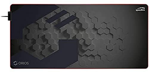 Speedlink ORIOS LED Gaming Mousepad - beleuchtetes Gaming-Mauspad mit USB-Anschluss