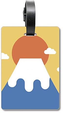 Lokale japanische Sun-Rise Cruise Koffer Bag Tag Tourister Identifikationsetikett