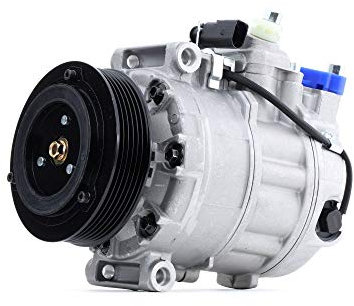 RIDEX 447K0417 Compresor aire acondicionado Compresor de Aire Acondicionado Compresor de aire acondicionado Compresor AC compatible con AUDI A4 B6 Cabrio 8E, 8H, 8H7 A4 B6 Avant 8E5 A4 B6 Sedán 8E2