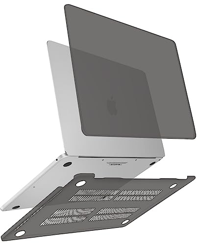 ZYB Custodia per MacBook Pro 13 Pollici M2 2022 M1 2020-2016 (A2338 A2289 A2251 A2159 A1989 A1706 A1708), Case Cover Copertina Rigida per MacBook Pro 13 Touch Bar, Grigio
