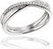 goldmaid Damen-Ring 925 Sterlingsilber 21 weiße Zirkonia, poliert (54)