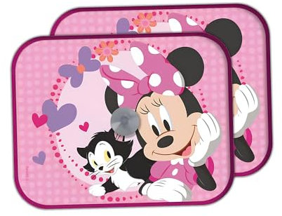 Par de parasoles para Coche de Disney Minnie 44 x 36 cm, protección UV