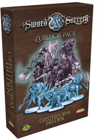 Ares Games, Sword & Sorcery – Geisterform Helden, Zubehör-Erweiterung, Expertenspiel, Dungeon Crawler, 1-5 Spieler, Ab 13+ Jahren, 60 Minuten, Deutsch