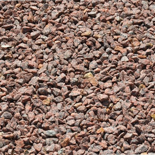 4myBaby GmbH Best for Garden Granit Ziersplitt rot 16-22 mm umweltfreundlich klein Kies Splitt Natur bunt für Beete, Wege & Gartenteiche Zierkies 10 kg-500 kg zur Auswahl (500 kg)