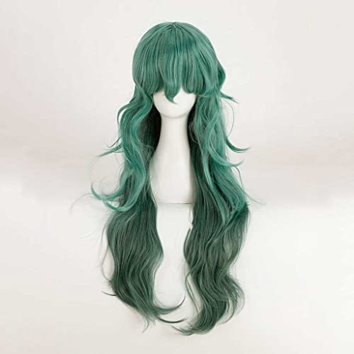 Dagua Cosplay Perücke,Tokyo Ghoul Eto Yoshimura Cosplay Perücke,Green Perücke,Mit Kostenloser Perückenkappe,Halloween Kostüm Perücke,für Party Karneval Weihnachten(Size:Style 1)