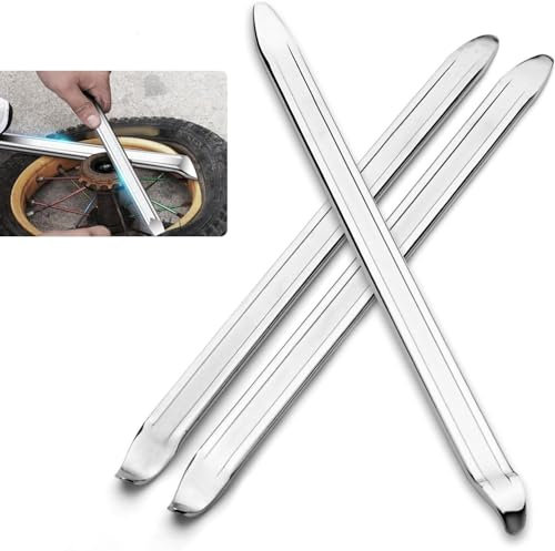 Norhogo 3Pcs reifenheber, reifenheber Fahrrad, 30 cm Montiereisen Reifenheber Reifen Montiereisen Montierhebel aus Manganstahl, Montierstange Reparaturwerkzeuge, Werkzeuge für Motorrad und Fahrrad