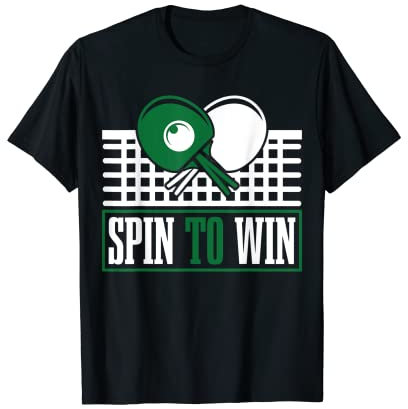 Ping Pong Spieler Verein Club Outfit! Tischtennis T-Shirt