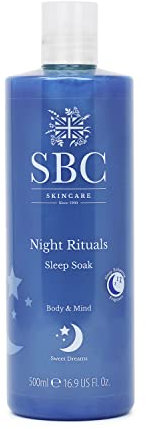 SBC Body Wash Night Rituals Sleep Soak 500ml I – Pflegedusche oder Badezusatz mit Seidenprotein & beruhigendem Duft