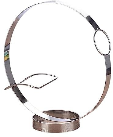F Fityle Porte-Bouteille en Fer de Vin, Présentoir à vin Polissage, Support à Vin Cadeau de Décoration Intérieure pour Table, Cuisine