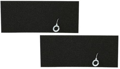 vhbw 2x Filtre compatible avec Bosch GL 40 HEPA 2200W BSGL4228IL aspirateur - Filtre en mousse
