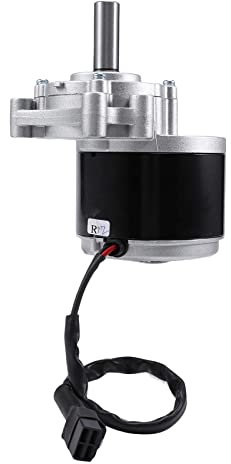 Geieold Motor eine Bürste mit niedriger Geschwindigkeit von 250 W 24 V 75 /min, längerer Schaft 44 mm, Durchmesser 'Welle 17 mm, Motor eine Bürste mit DC-Zahnradgetriebe für Stuhl ein gebrauchtes Rad