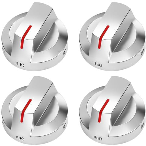 puxyblue OEM DG94-03500A/Z Herdknauf, Ersatz für DG94-03500A, DG94-03500U, DG94-03500W, elektrische Gasbereichsknöpfe, kompatibel mit Samsung NX60T8111SS NX60T8311SS NX60T8711SS