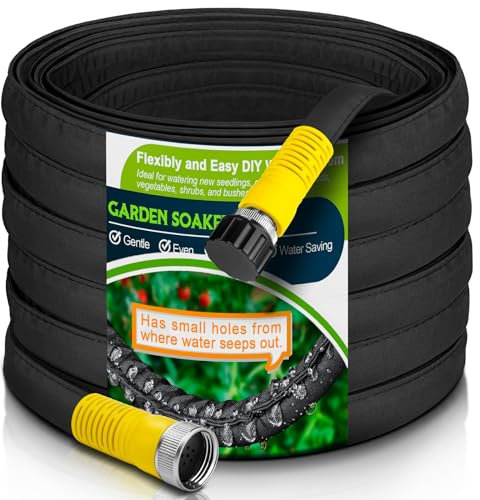 LAVEVE Tropf-Sprinkler-Schläuche für Garten für Gartenbeete, strapazierfähig, spart Wasser, 80 %