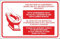 M-ITALY CARTELLO SEGNALETICO - NON GETTARE GLI ASSORBENTI IGIENICI NEI WC - Adesivo Extra Resistente, Pannello in Forex, Pannello In Alluminio (15x10, Adesivo)