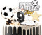 Football Cake Toppers - 9th Birthday Candle & Decorations for Boy's 9th Birthday Party