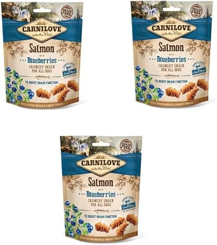 Carnilove Hund - Crunchy Snack Salmon with Blueberries (3 x 200g)