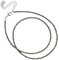 ParfCO Bergkristall Anhänger, 2 Mm Mini-Stein-Perlen-Halskette, Natürliche Pyrit-Heilkristall-Halskette, Damen-Strand-Party-Halsband, Chakra-Schmuck, Geschenke