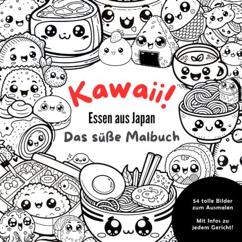 Kawaii Essen aus Japan - Das süße Malbuch