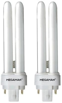 Lampwise 2X 26W 2 Pin G24d-3 PL-C Cool White 4000K Plug-in CFL