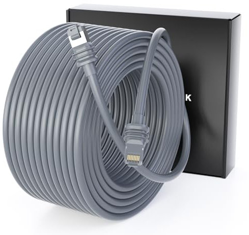 DuHeSin Starlink Gen 3 Cable 150FT / 46M, Waterproof Starlink Cable Extension for Starlink Standard Actuated Gen 3 / Satellite V3, Replacement Starlink Ethernet Cable Gen 3
