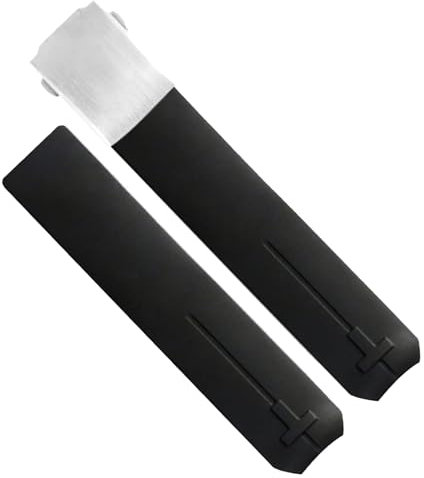 honyeuk Sport-Silikon-Armband für Tissot Touch T013 T047 T-Sport T013420A T047420A T33 Wasserdichtes Uhrenarmband(Black silver,20mm)